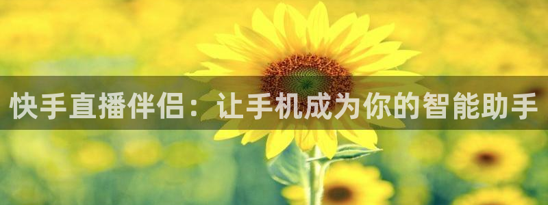 柠檬足球nba直播：快手直播伴侣：让手机成为你的智能助手